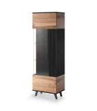 RANDOM W-1 DISPLAY CABINET, COLOR: WOTAN OAK/BLACK order